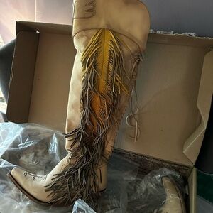 Junk Gypsy leather boots The Spirit Animal…10.5